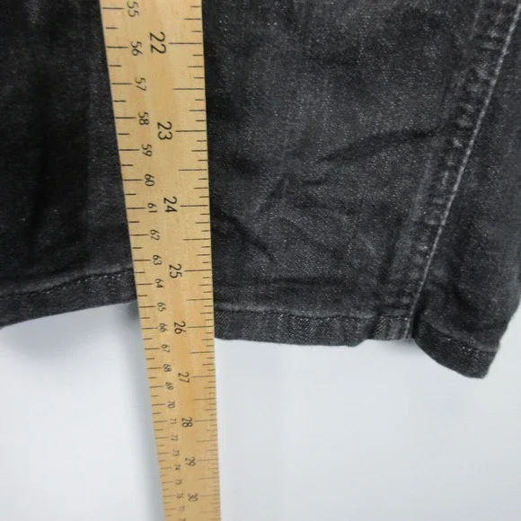 Dovetail Workwear The Maven Slim Jeans Black Size 0 Inseam 28 Stretch Knee Patch - Picture 4 of 12